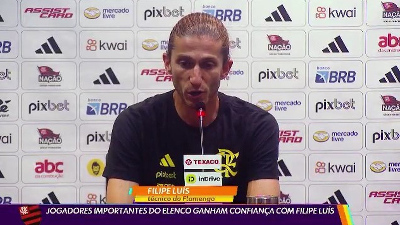 Filipe Luís resgata confiançamr jack apkjogadores importantes do elenco Flamengo