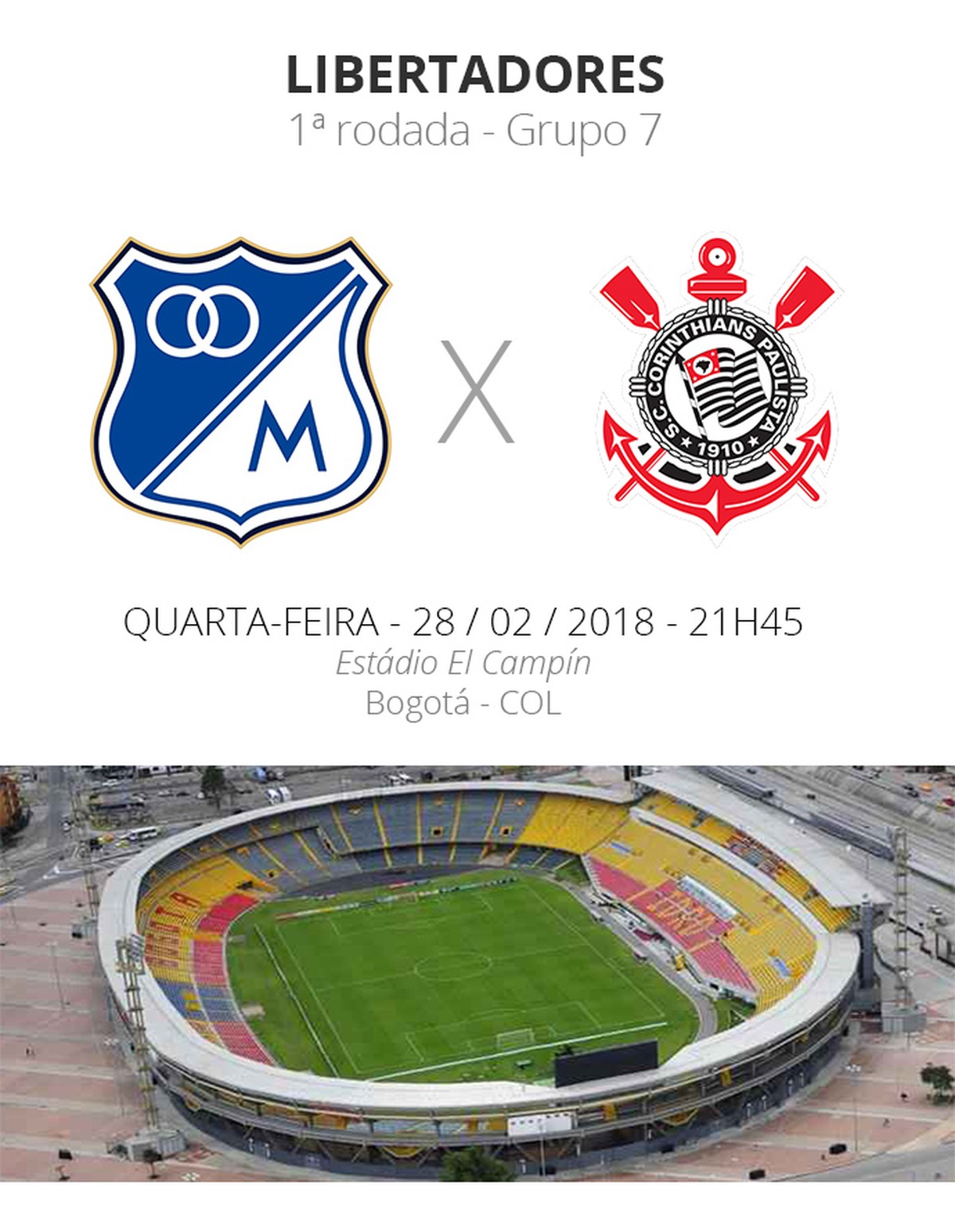 Libertadores: tudo o que você precisa saber sobre Millonarios x