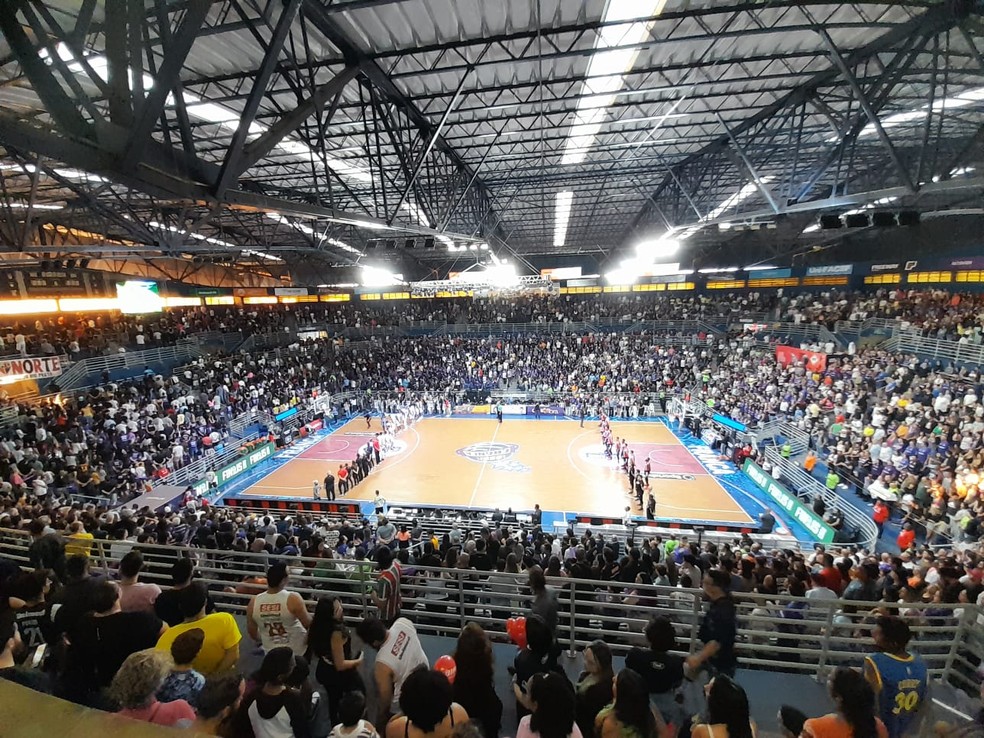 Pedrocão, palco da final do NBB — Foto: Vinicius Alves/ge