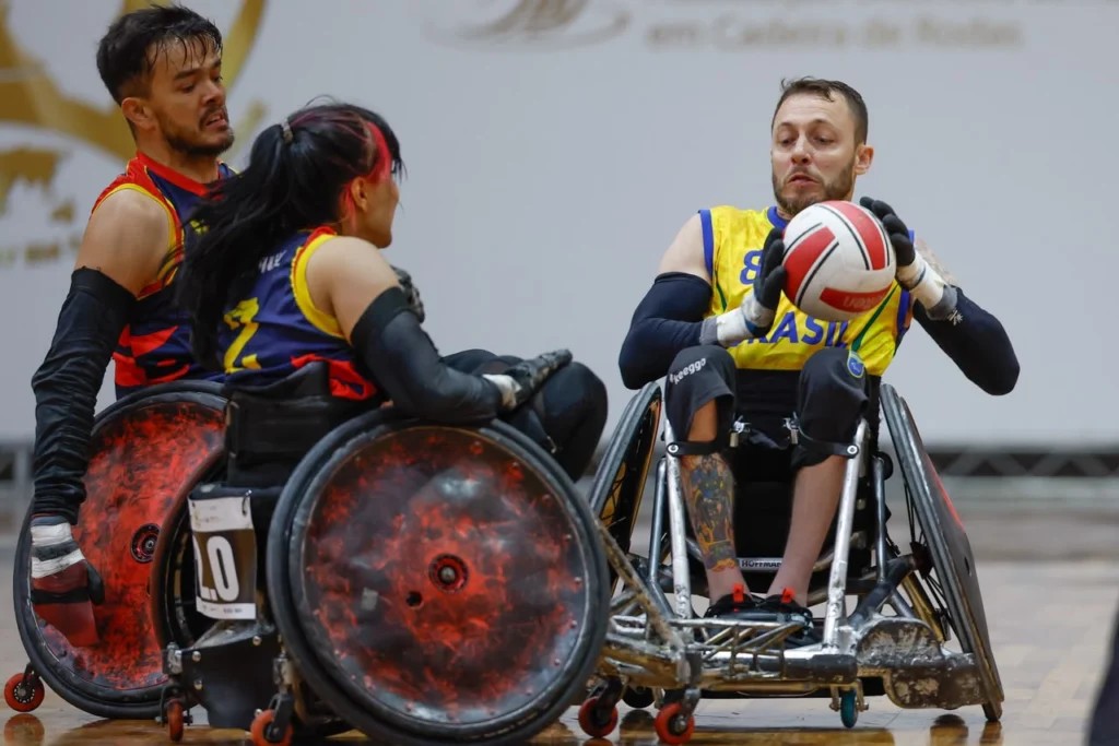Brasil perde para Colômbia e vai disputar o 11º lugar no Mundial de rúgbi em cadeira de rodas