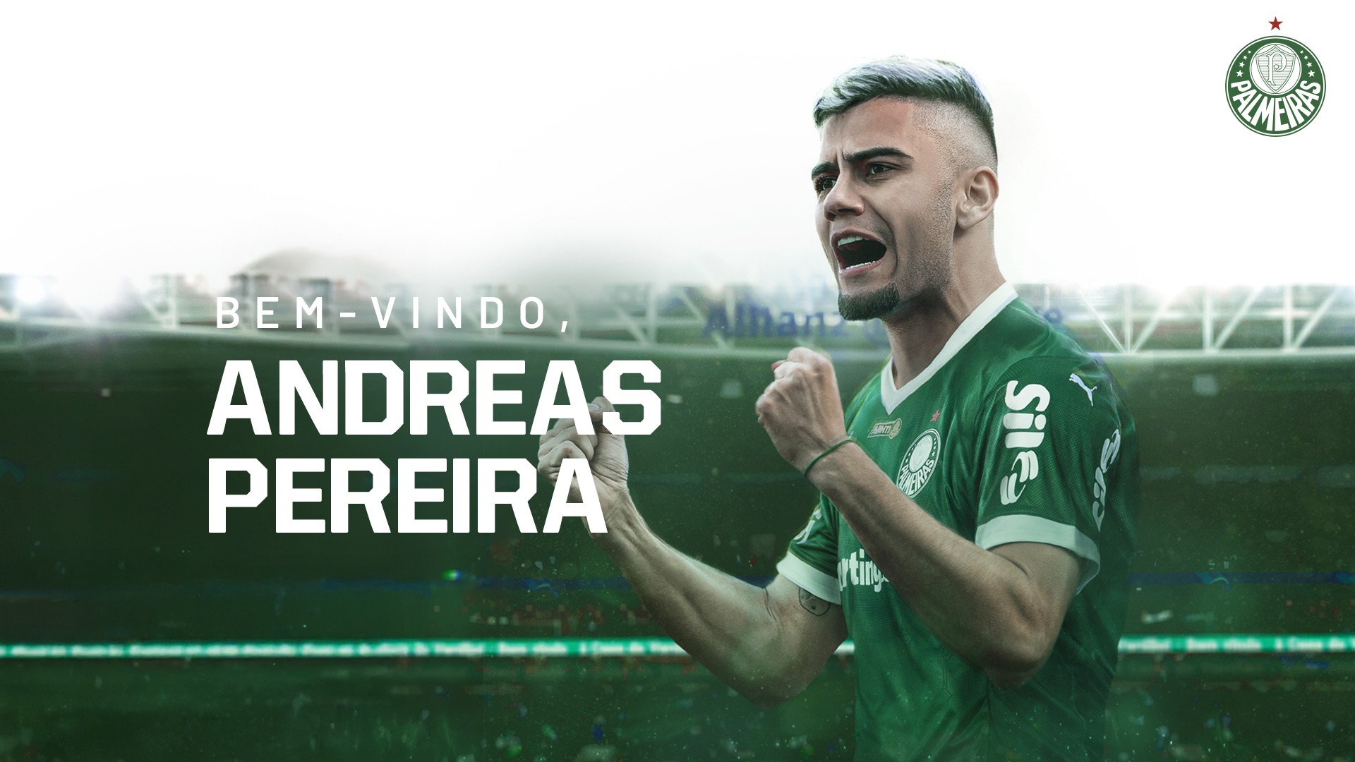 Palmeiras anuncia a contratação de Andreas Pereira
