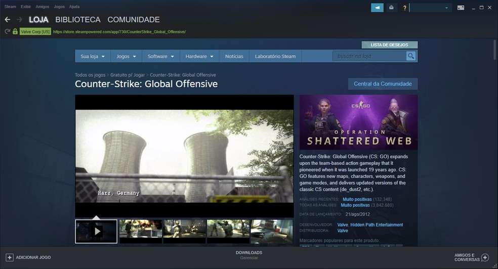 CS:GO: como baixar e instalar o jogo de tiro da Valve, esports