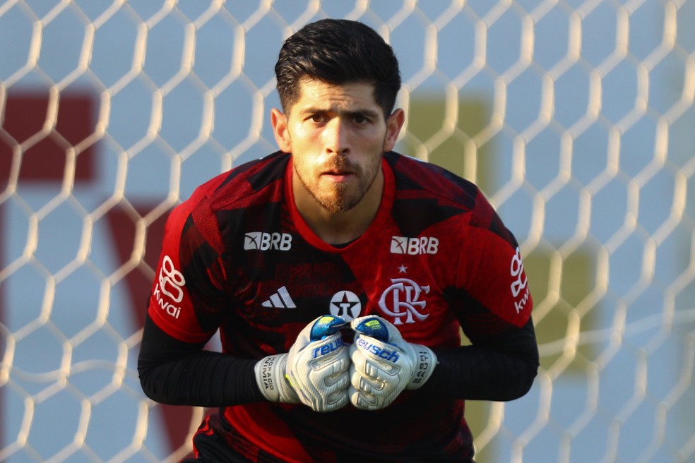 Rossi em treino do Flamengo — Foto: Gilvan de Souza / CRF