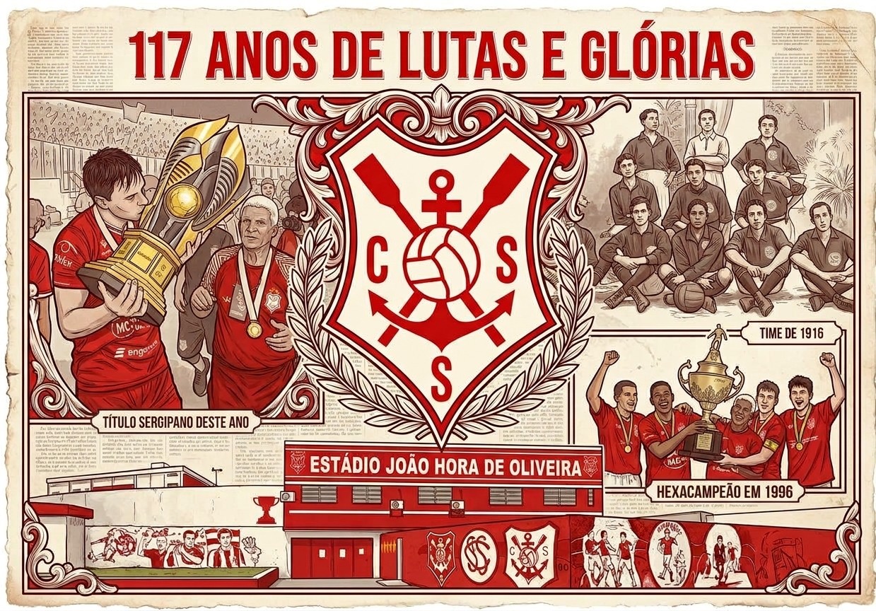 Sergipe comemora aniversário em ano de marcas históricas para o futebol do clube