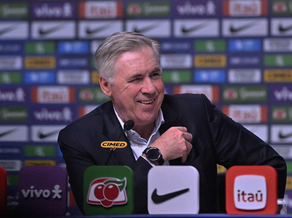Carlo Ancelotti convocação Seleção Brasileira Data-Fifa novembro 2025 — Foto: André Durão