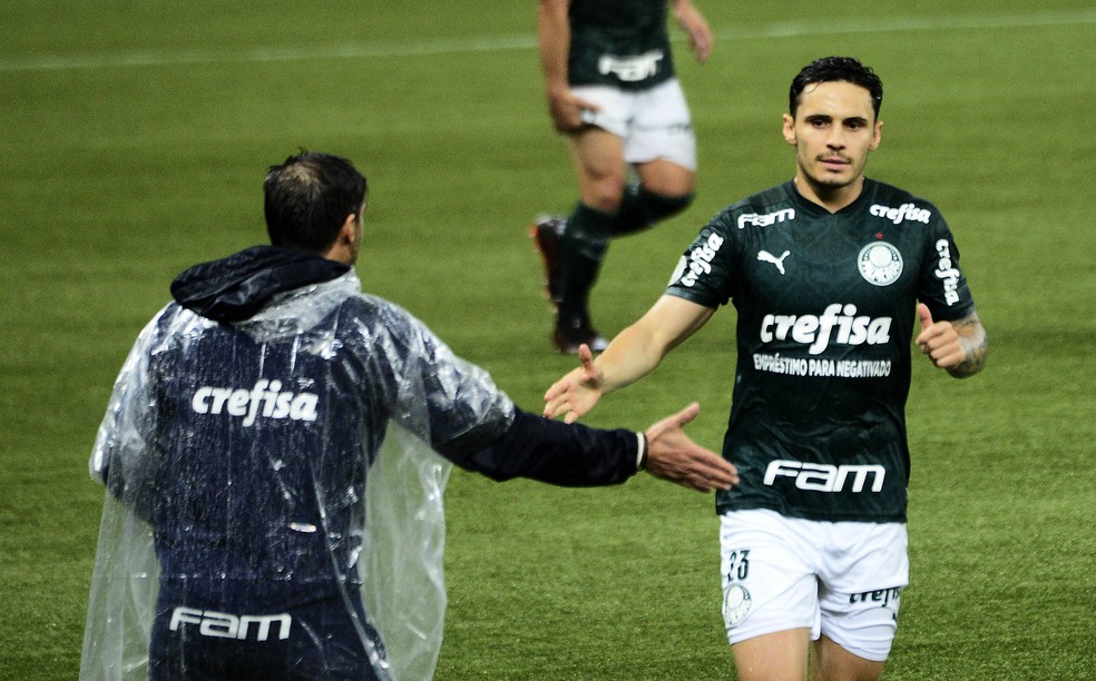 Gol Raphael Veiga Palmeiras x Corinthians — Foto: Marcos Ribolli