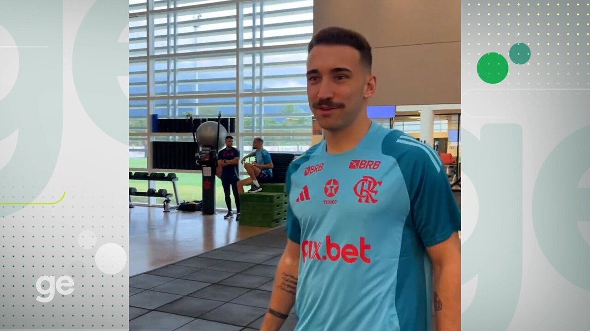 Elenco principal do Flamengo inicia pré-temporada com Fabrício Bruno e novos uniformes.