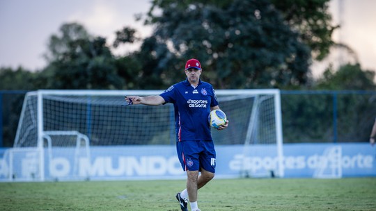 Ainda sem Rezende, Bahia faz penúltimo treino antesroleta online de 1 a 60enfrentar o Cruzeiro