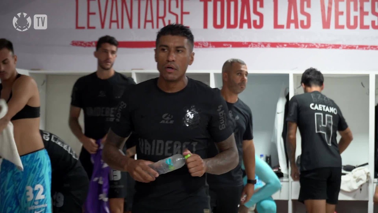 Assista aos bastidores do Corinthians na vitória sobre o Nacional-PAR