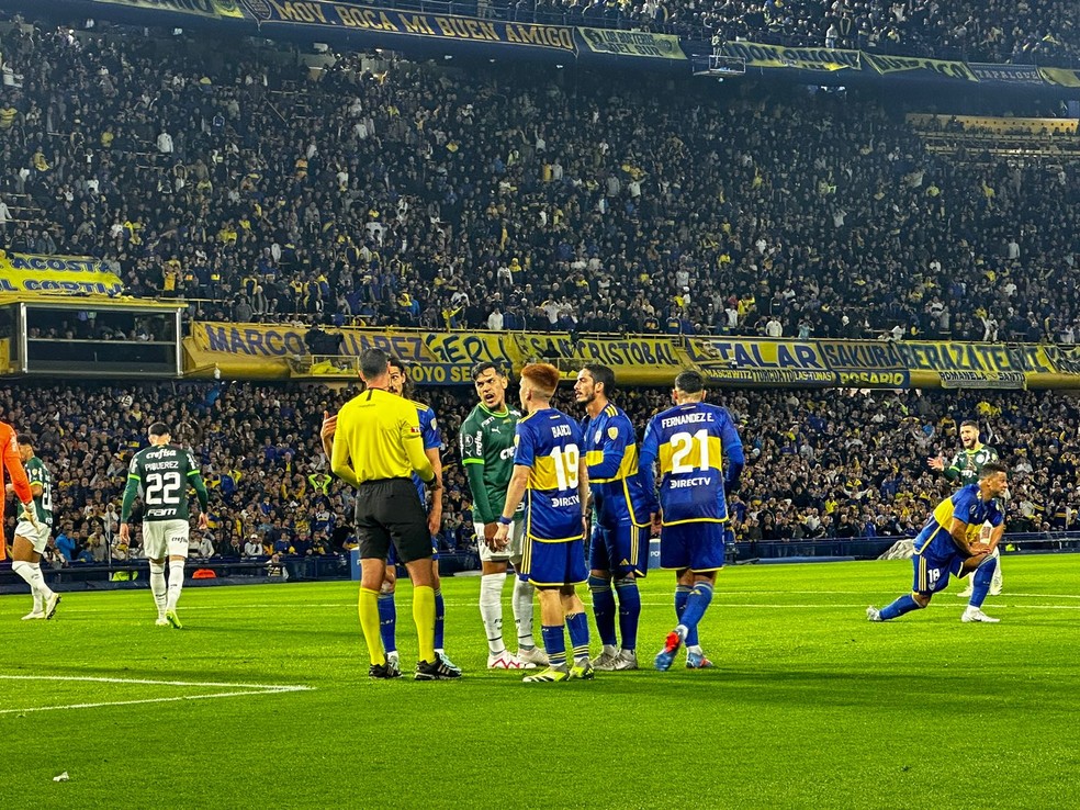 Boca Juniors x Palmeiras — Foto: Thiago Ferri