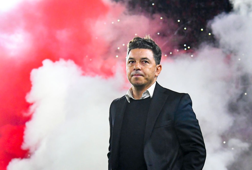 �ltimo trabalho de Marcelo Gallardo foi no River Plate � Foto: Getty Images