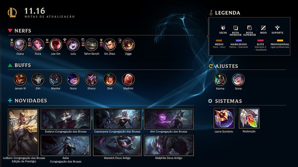 LoL: Patch Notes 10.9 tem balanceamento de Karthus e Trundle; veja