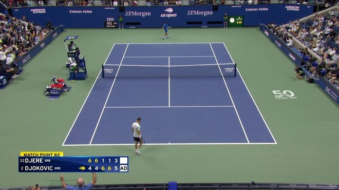 Djokovic sai atrás, mas vira sobre Sérvio Laslo Djere e vai às oitavas do  US Open - Folha PE