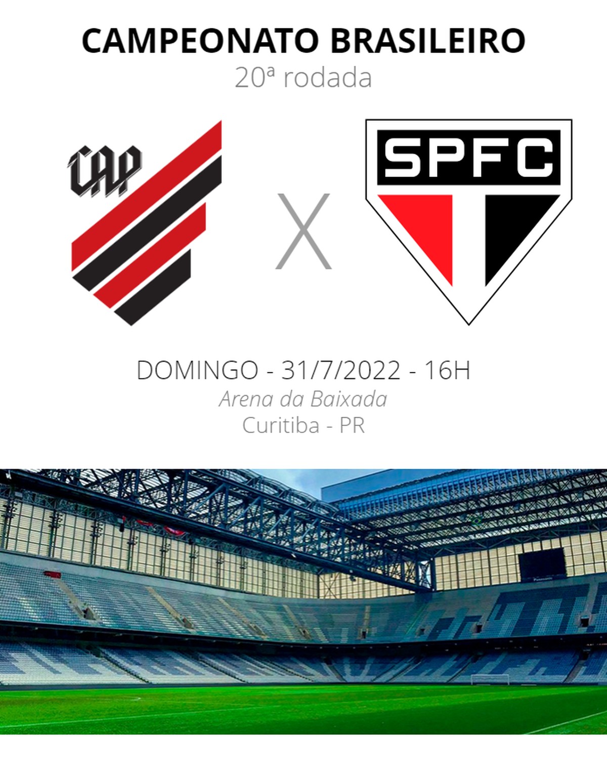 Palpite: Athletico-PR x São Paulo – Campeonato Brasileiro – 31/7/2022 -  Lance!