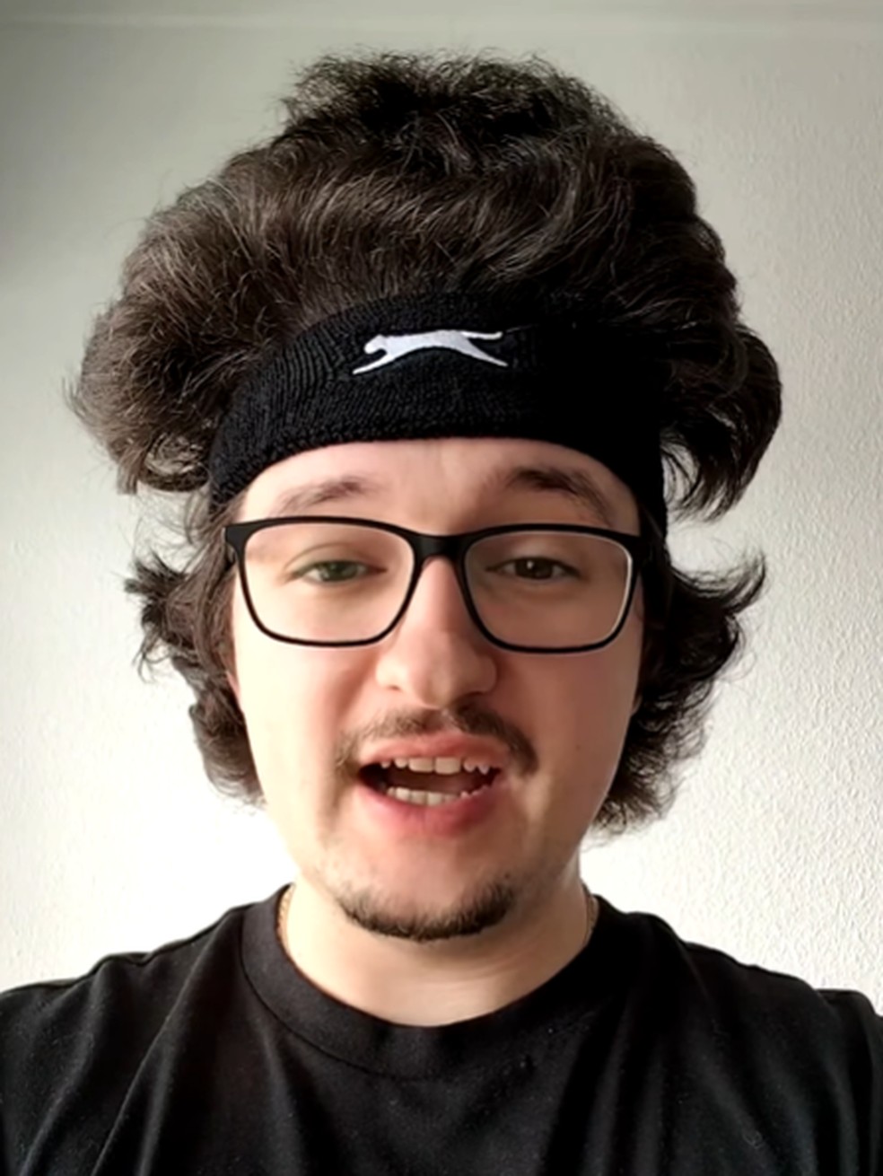 Frank Ilett com seu cabelo atual após 179 dias de desafio — Foto: Reprodução