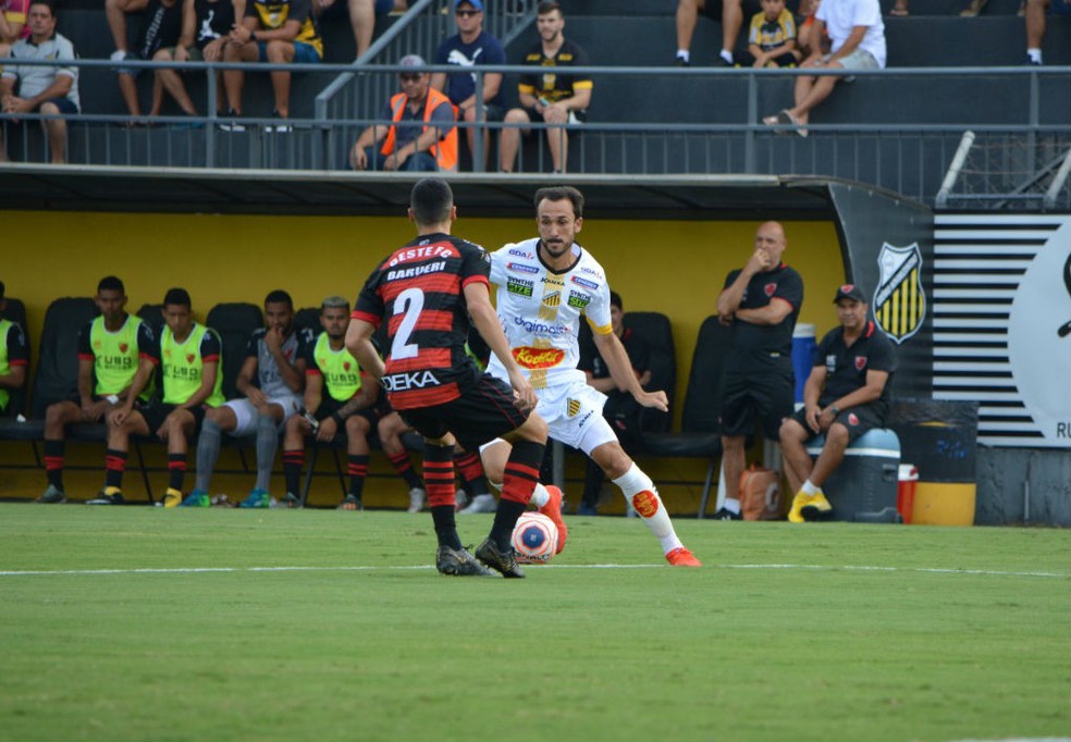 Novorizontino x Oeste, estreia do Paulistão 2020, Thiago Ribeiro — Foto: Thiago Carvalho/Novorizontino