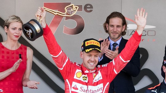 Vettel foi o último antes de Leclerc a vencer em Mônaco pela Ferrari - Foto: (Marc Piasecki/WireImage)