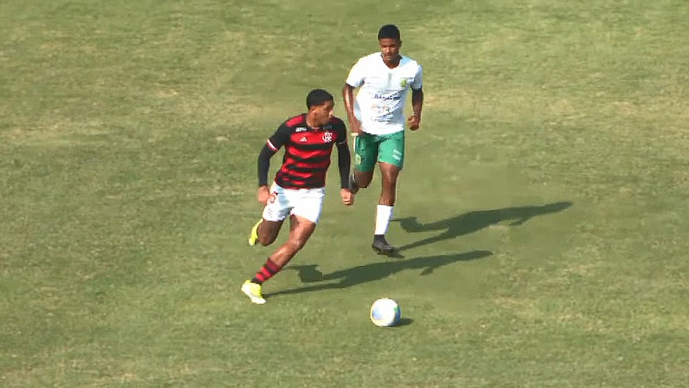 Flamengo x Porto Vitória, pela Copa do Brasil Sub-20 2024 — Foto: Reprodução/FlaTV