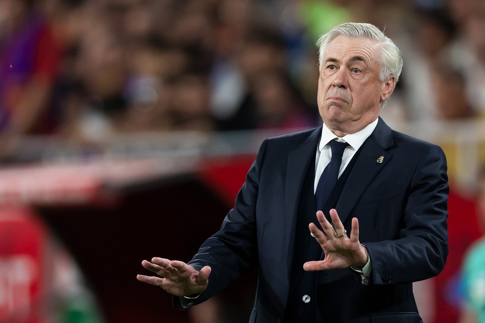 Carlo Ancelotti será técnico da Seleção a partir de 26 de maio — Foto: Eric Verhoeven/Getty Images