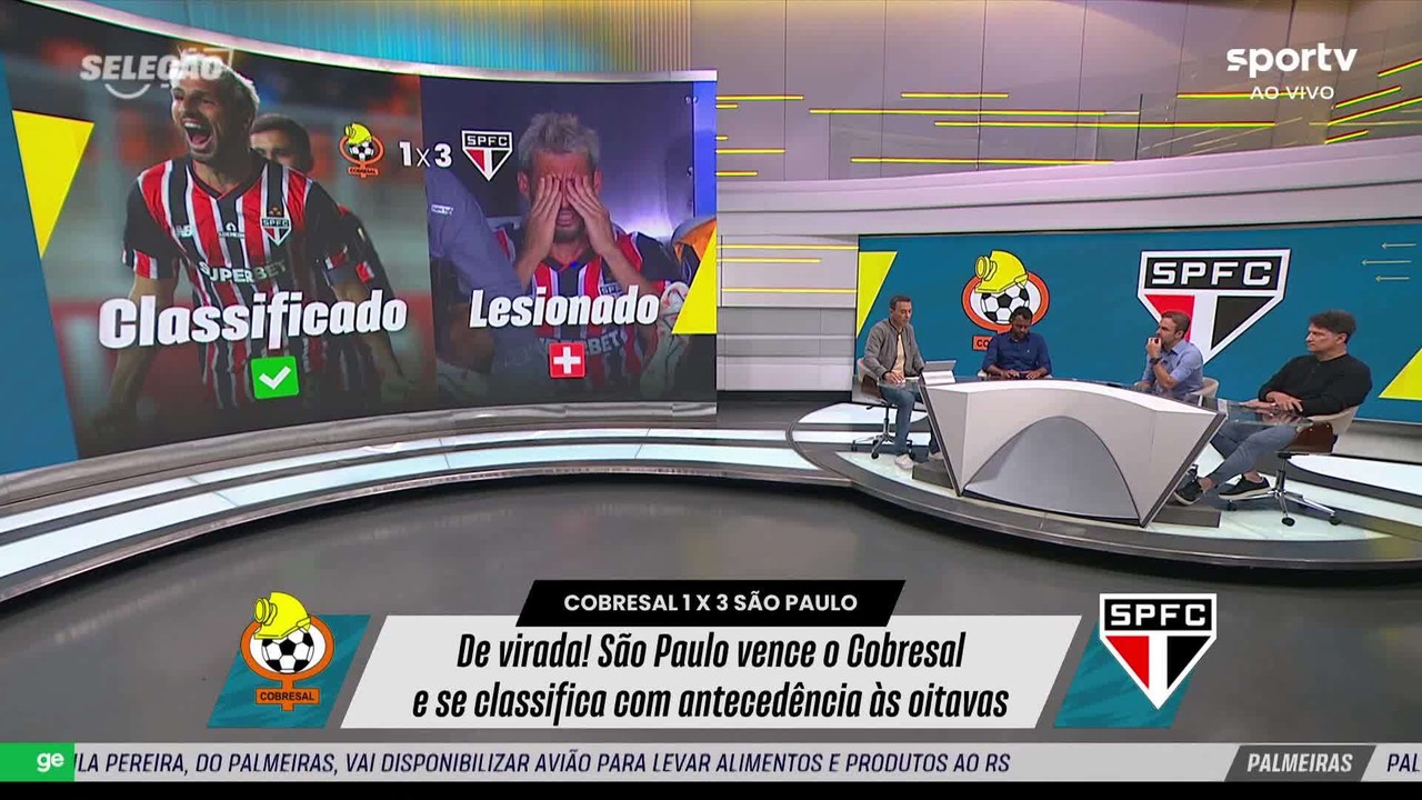 Seleção discute drama de lesões no São Paulo depois da classificação e Calleri machucado