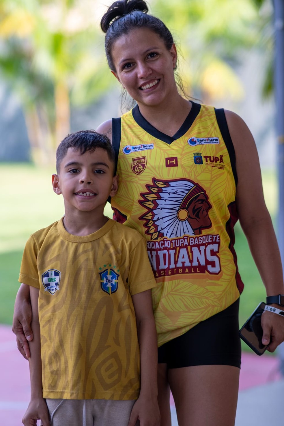 Kerllyn Rodrigues também mantém rotina como mãe — Foto: Arquivo Pessoal
