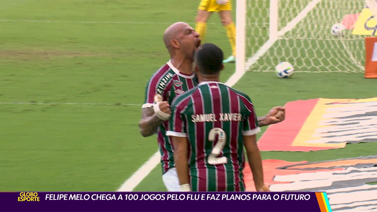 Felipe Melo chega a 100 jogos pelo Fluminense e faz planos para o futuro