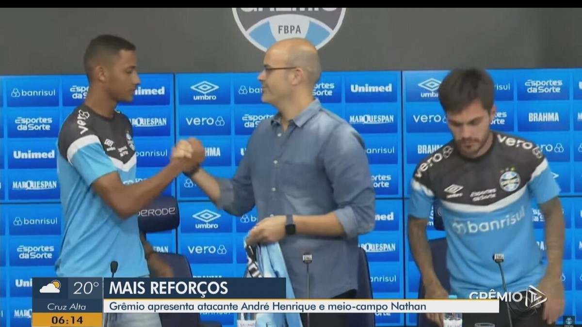 Torcida do Grêmio aguarda retorno de Nathan após um mês ausente
