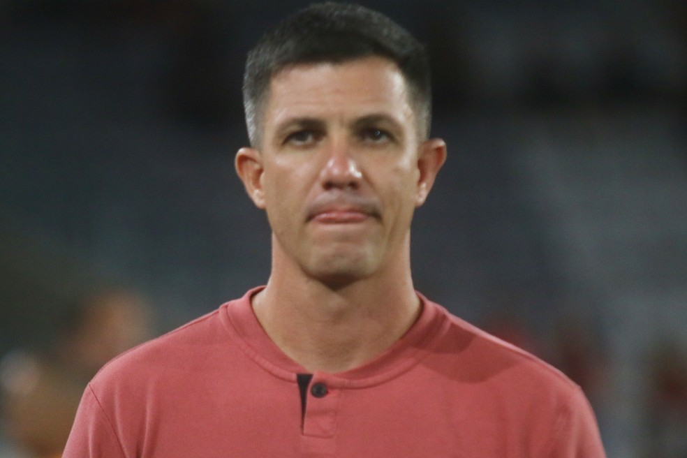 Maurício Barbieri em Athletico x Guarany de Bagé — Foto: Gabriel Machado/AGIF