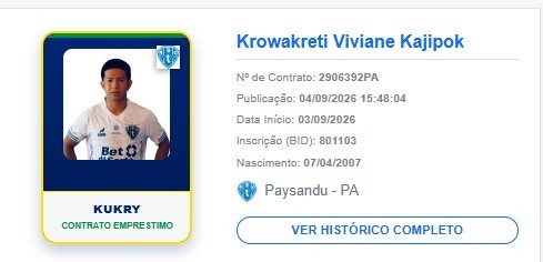 Lateral ex-Remo e joia paraense já estão registrados no BID e podem estrear pelo Paysandu
