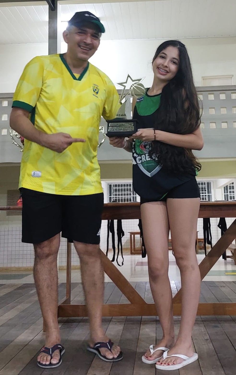 Eduarda Ferraz (Acreano) – cestinha de três pontos do Campeonato Acreano de Basquete Feminino — Foto: Manielden Távora/Arquivo Pessoal