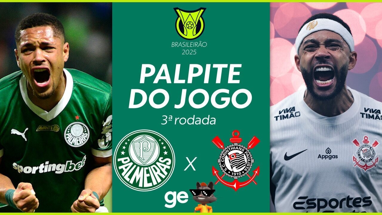 Transmissão ao vivo de Palmeiras x Corinthians: horário, escalações e onde assistir.