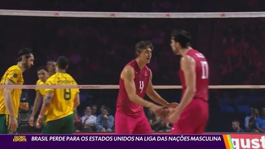 Brasil perde para os Estados Unidos na Liga das Nações de vôlei - Programa: Globo Esporte RJ 