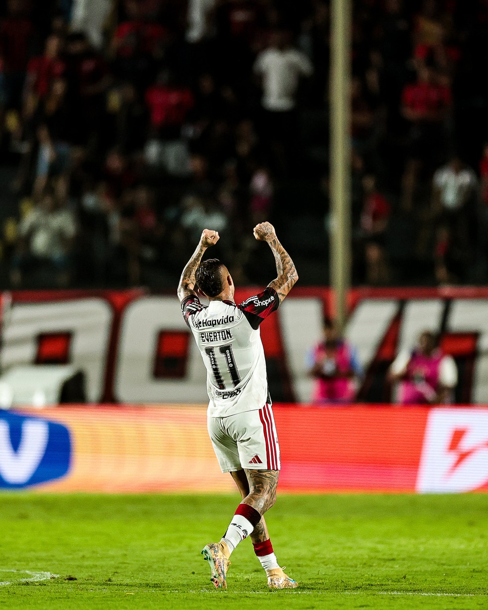 Cebolinha é o líder de participações em gols do Flamengo em 2026 — Foto: Gilvan de Souza/Flamengo