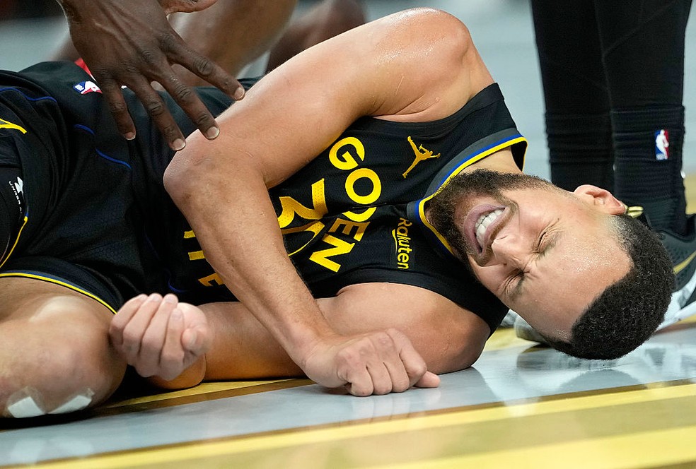 Stephen Curry Golden State Warriors NBA — Foto: Thearon W. Henderson/Getty Images