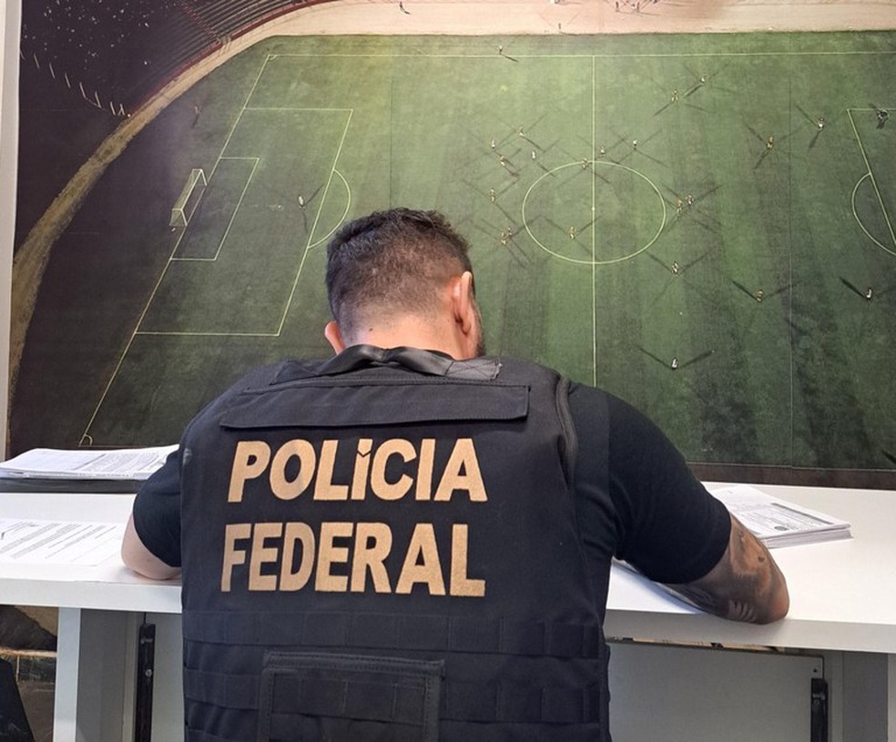 Polícia Federal investiga jogo do Patrocinense por manipulação de resultados — Foto: Polícia Federal/Divulgação