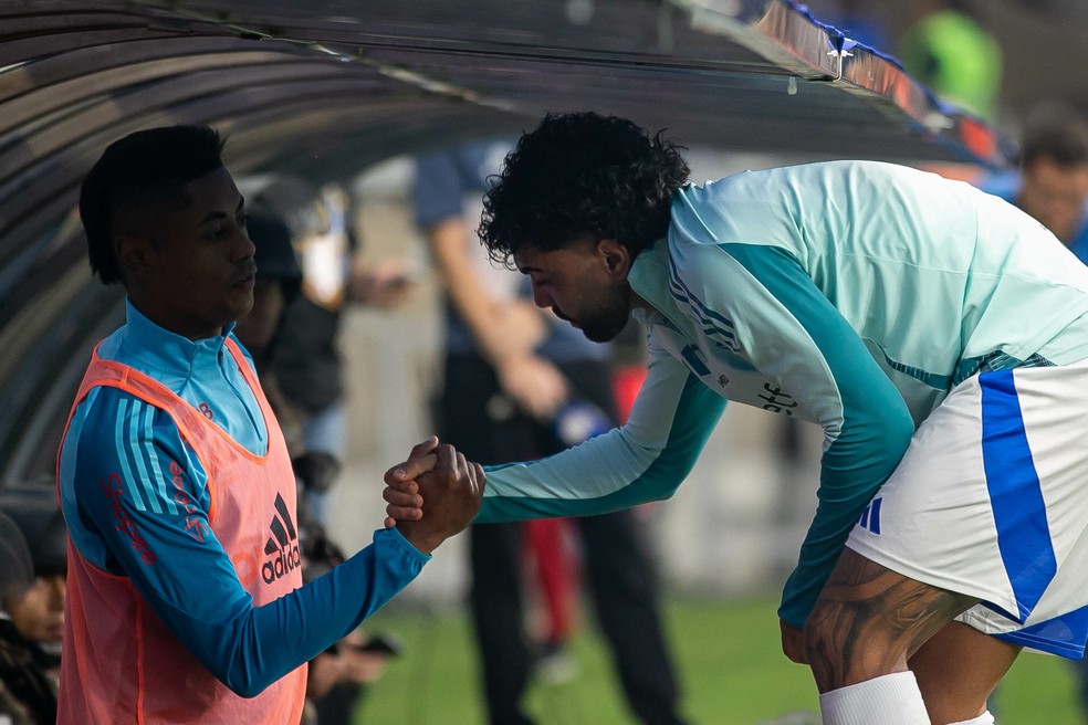 Gabigol; Cruzeiro x Flamengo — Foto: Fernando Moreno/AGIF