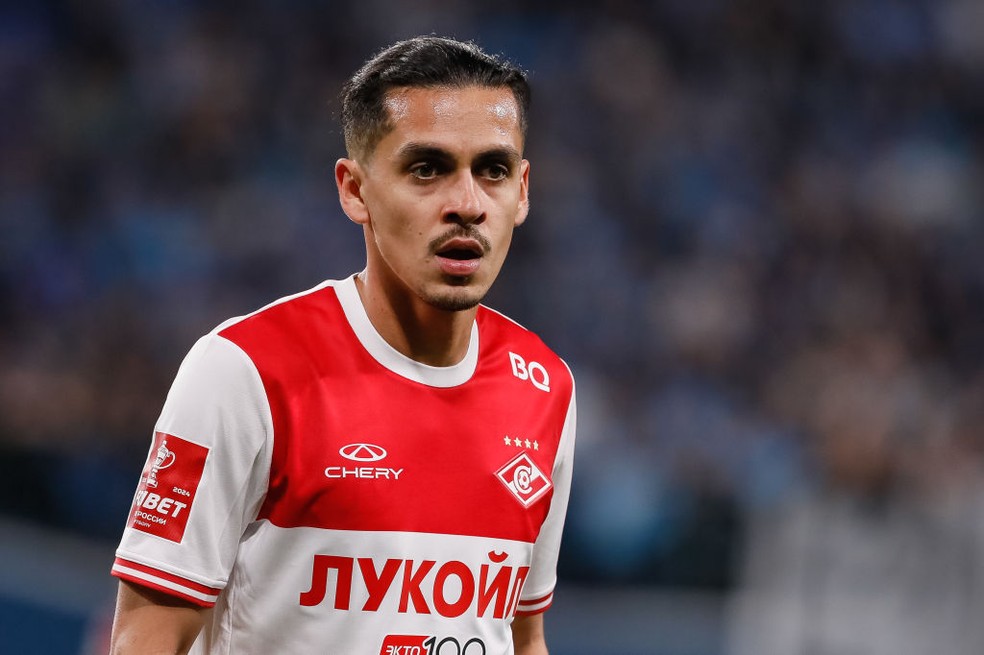 Botafogo faz proposta por Jesús Medina, atacante do Spartak Moscou — Foto: Mike Kireev/NurPhoto via Getty Images