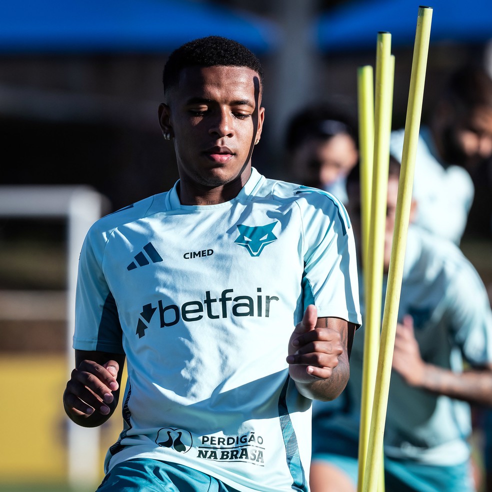 Keny Arroyo, atacante do Cruzeiro — Foto: Gustavo Aleixo/Cruzeiro