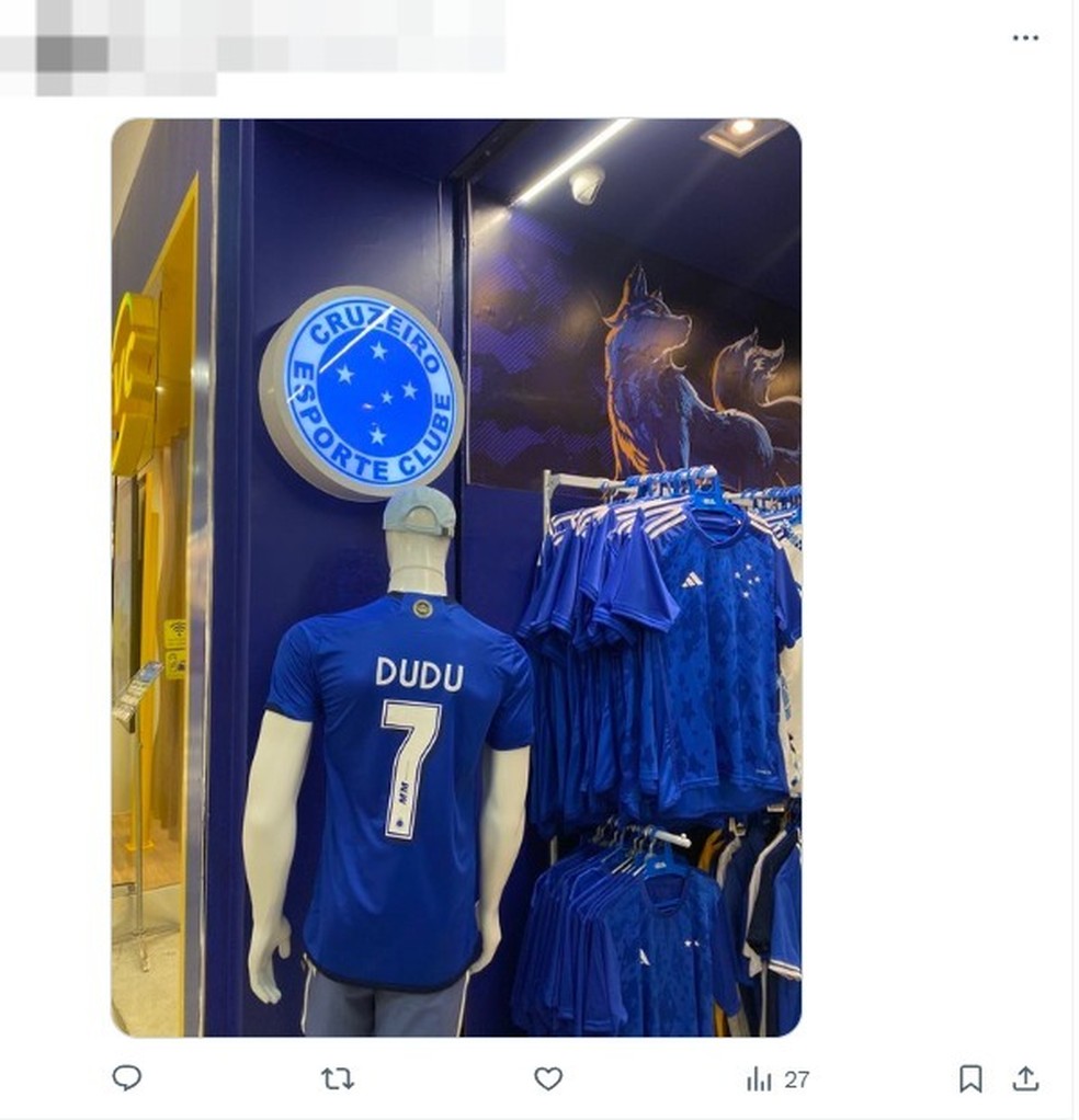 Meme; ida de Dudu ao Cruzeiro mela — Foto: Reprodução / redes sociais