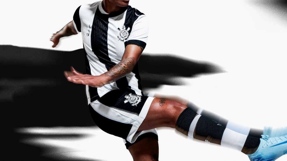 Terceira camisa do Corinthians 2024 — Foto: Divulgação/Nike