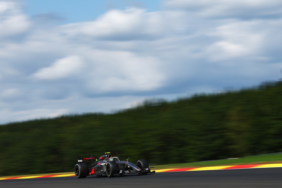 Gabriel Bortoleto chegou em oitavo lugar no GP da Bélgica da F1 2026 — Foto: Clive Mason/Getty Images