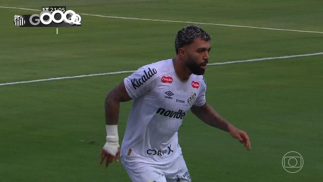 Gabigol celebra recomeço no Santos antes de reencontro com Flamengo | Ge