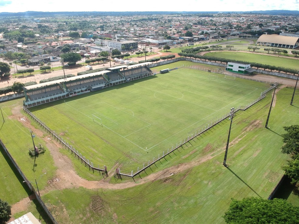 Estádio Valerião, Ariquemes, palco de duas partidas nesse fim de semana no Campeonato Rondoniense — Foto: Asscom Real Ariquemes