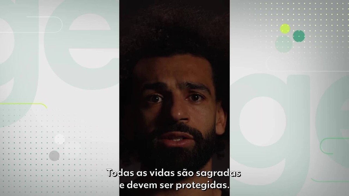 Vídeo: jogador Salah faz apelo pelo fim dos massacres em Gaza