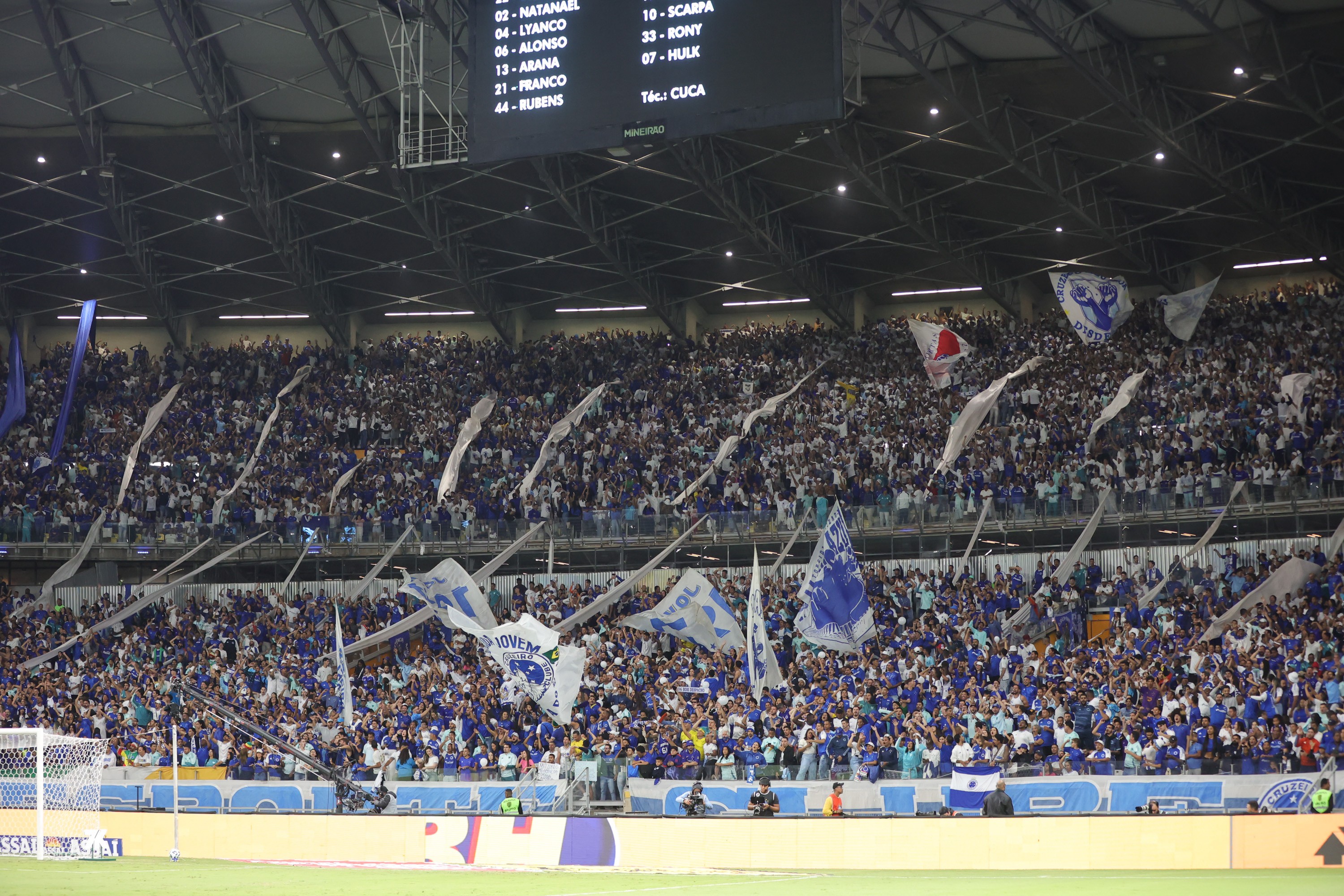 Cruzeiro e Flamengo dominam Top-5 de maiores públicos da Série A