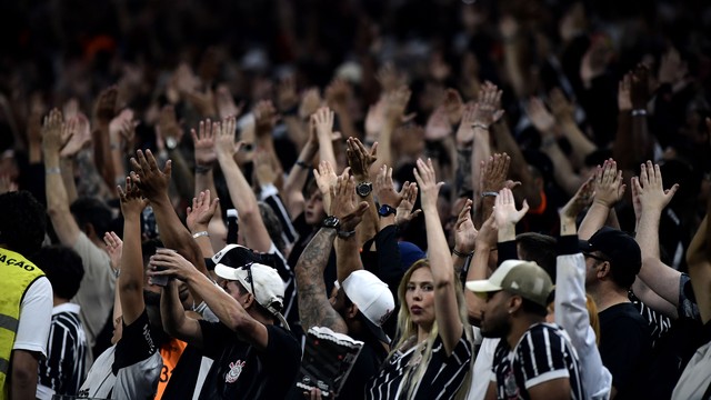 Torcida do Corinthians durante Dérbi