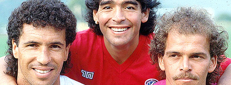 Careca relembra ataque com Maradona, no Napoli, e diz que pode ser  comparado com trio MSN