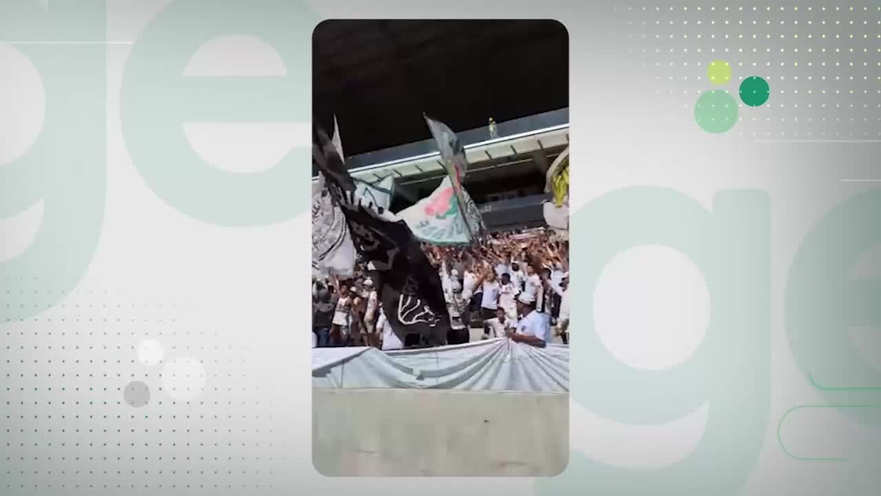 Atlético-MG faz teste de 'arquibancada' em novo estádio