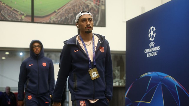 Raphinha em Newcastle x Barcelona