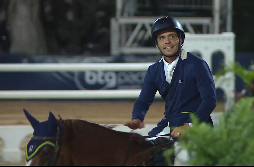 Stephan de Freitas Barcha conquista 37º Troféu Roberto Marinho de Hipismo — Foto: Reprodução/Sportv